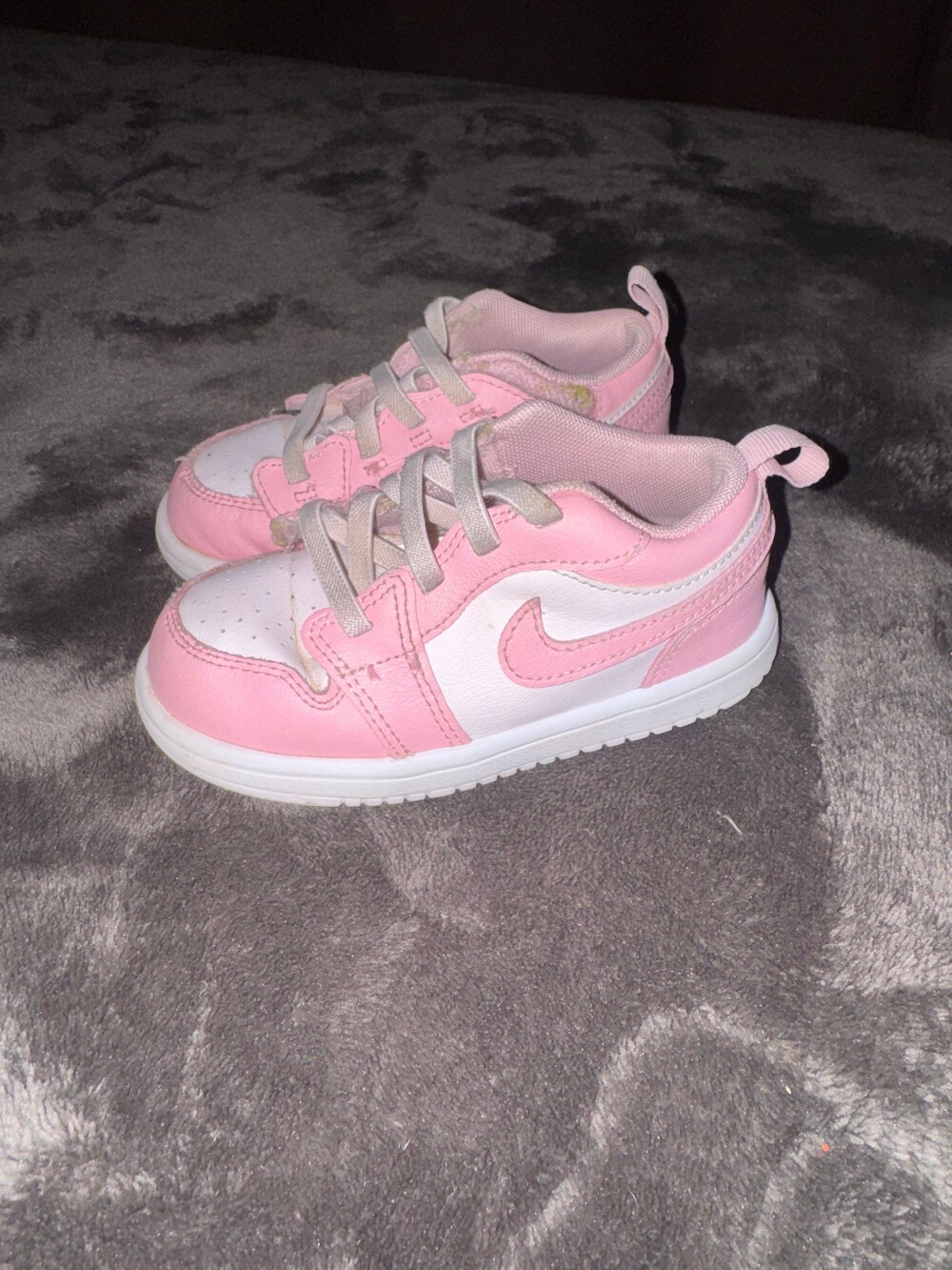 Nike Toddler Shoes Size 8C Pink White Jordan Logo Sneakers